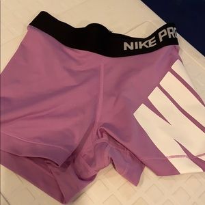 NikePro Dri-Fit workout shorts.
